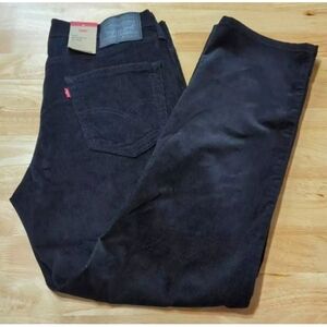 Levis Jeans 541 Athletic Taper Black Corduroy Pants Men Size 38/32